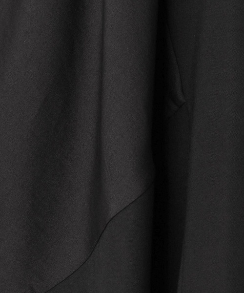 NICOLE white（ニコルホワイト）の「異素材使いドレーププルオーバー（Tシャツ/カットソー・レディース・ライトグレー/ブラック/モカ・FREE）」の13枚目の写真