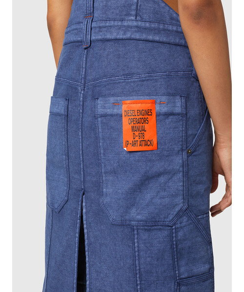 DIESEL（ディーゼル）の「レディース つなぎ ジャンプスーツ  ワンピース オールインワン（つなぎ/オールインワン・レディース・ブルー・SMALL/MEDIUM/X-SMALL/XX-SMALL）」の6枚目の写真