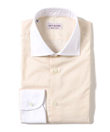 GUY ROVER | GUY ROVER / オックスフォード クレリック ワイドカラーシャツ(ビジネスシャツ)