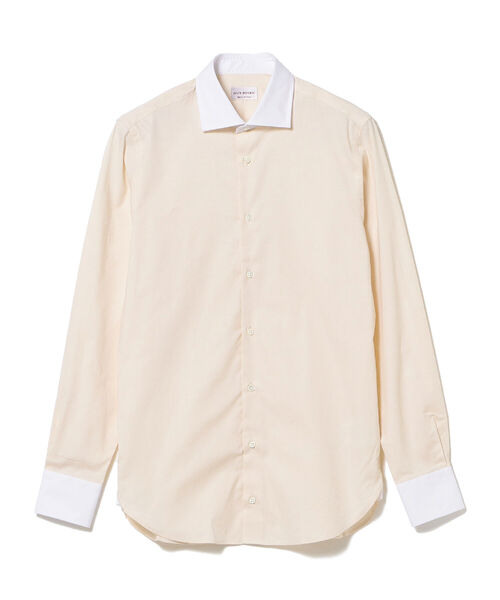 GUY ROVER(ギローバー)の「GUY ROVER / オックスフォード クレリック ワイドカラーシャツ(ビジネスシャツ・メンズ・オフホワイト・40/39/38)」の4枚目の写真