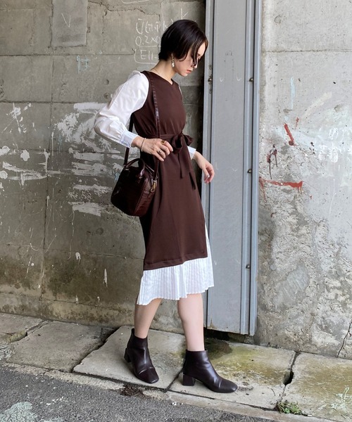 deux amour(ドゥーザムール)の「スクエアショルダーバック(ショルダーバッグ・レディース・ブラック/グレー/ブラウン・FREE)」の11枚目の写真