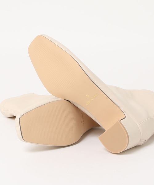 sesenta（セセンタ）の「【sesenta】ストレッチバックファスナーショートブーツ（ブーツ・レディース・ブラック/アイボリー/グリーン/ライトブラウン・S/M/L/LL）」の13枚目の写真