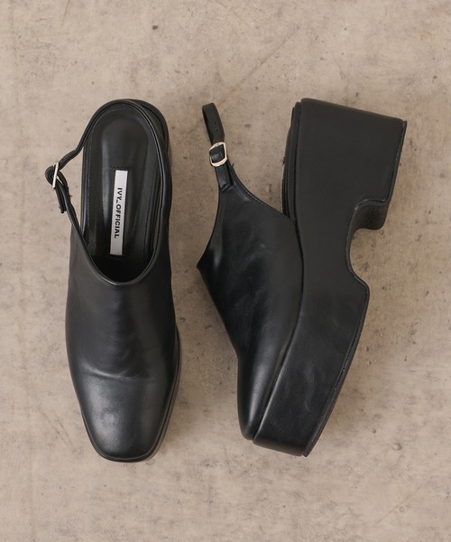 Lui's(ルイス)の「プラットフォームサボ(ドレスシューズ・レディース・ブラック・23.5cm/24.5cm)」の18枚目の写真