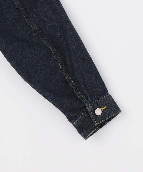 EDITION(エディション)の「12.5oz ORGANIC DENIM オーガニックデニムジャケット(その他アウター・レディース・ネイビー・FREE)」の6枚目の写真