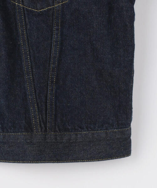 EDITION(エディション)の「12.5oz ORGANIC DENIM オーガニックデニムジャケット(その他アウター・レディース・ネイビー・FREE)」の8枚目の写真