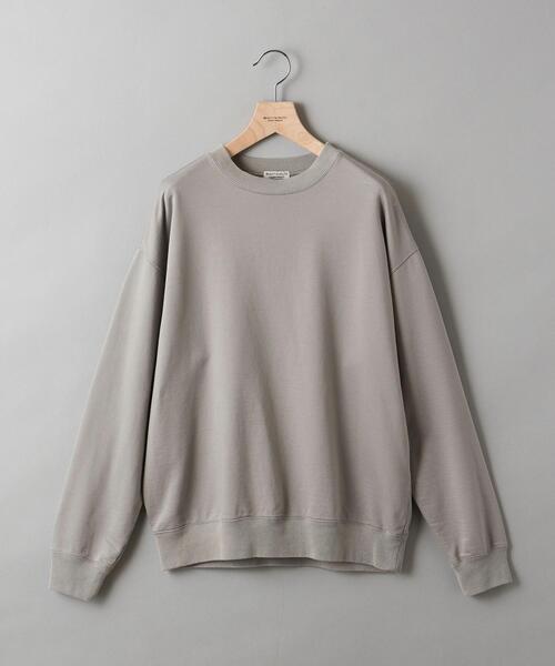 BEAUTY&YOUTH UNITED ARROWS（ビューティーアンドユースユナイテッドアローズ）の「BY カネマサメリヤス ピーチスキン 36G スウェット（スウェット・メンズ・ライトグレー/ダークグレー/ケリー・S/M/L/XL）」の2枚目の写真