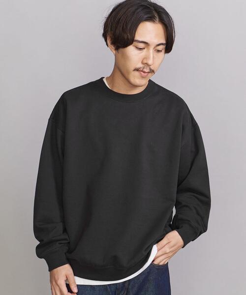 BEAUTY&YOUTH UNITED ARROWS（ビューティーアンドユースユナイテッドアローズ）の「BY カネマサメリヤス ピーチスキン 36G スウェット（スウェット・メンズ・ライトグレー/ダークグレー/ケリー・S/M/L/XL）」の4枚目の写真
