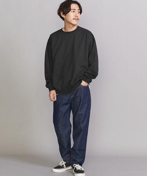 BEAUTY&YOUTH UNITED ARROWS（ビューティーアンドユースユナイテッドアローズ）の「BY カネマサメリヤス ピーチスキン 36G スウェット（スウェット・メンズ・ライトグレー/ダークグレー/ケリー・S/M/L/XL）」の8枚目の写真