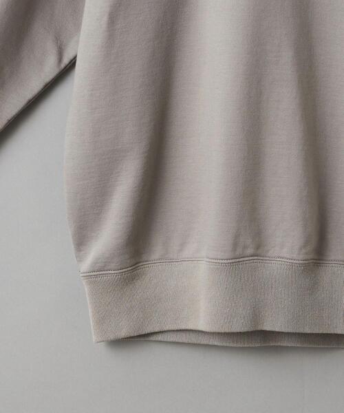 BEAUTY&YOUTH UNITED ARROWS（ビューティーアンドユースユナイテッドアローズ）の「BY カネマサメリヤス ピーチスキン 36G スウェット（スウェット・メンズ・ライトグレー/ダークグレー/ケリー・S/M/L/XL）」の10枚目の写真