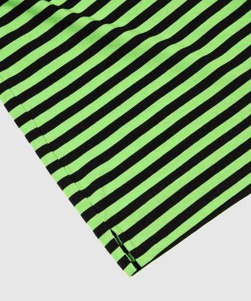 GANNI（ガニー）の「Thin Software Striped Jersey（Tシャツ/カットソー・レディース・グリーン系その他/レッド系その他・S/M）」の4枚目の写真
