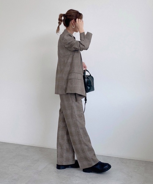 FREE'S MART（フリーズマート）の「【Sシリーズ対応】◆チェックハイウエストワイドパンツ（その他パンツ・レディース・ブラウン系その他/ベージュ系その他・SMALL/MEDIUM）」の18枚目の写真