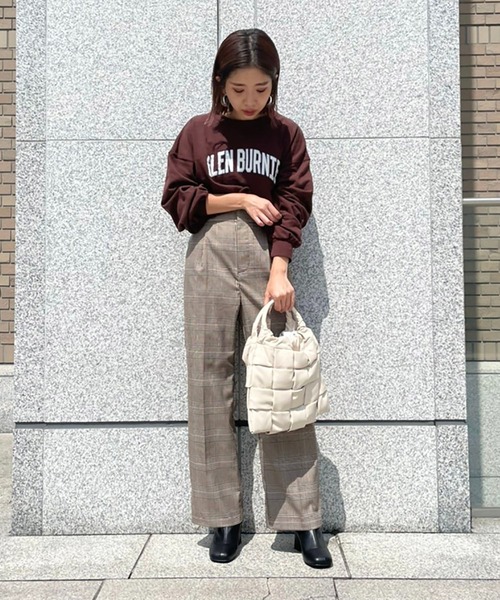 FREE'S MART（フリーズマート）の「【Sシリーズ対応】◆チェックハイウエストワイドパンツ（その他パンツ・レディース・ブラウン系その他/ベージュ系その他・SMALL/MEDIUM）」の6枚目の写真