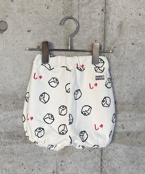 HOGAN RANCH WEAR（ホーガンランチウエア）の「ソウガラブルマパンツ（70～80cm）（その他パンツ・キッズ・オフホワイト/ライトブルー/ストライプ・FREE）」の2枚目の写真