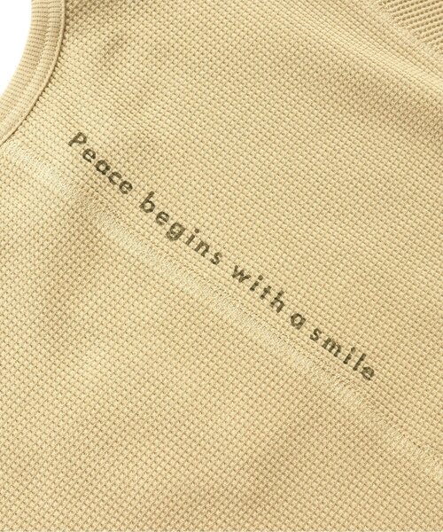 BREEZE（ブリーズ）の「WEB限定  ワッフルロゴTシャツ（Tシャツ/カットソー・キッズ・ベージュ/アイボリー/チャコール・110/120/90/80/100/70/130）」の12枚目の写真