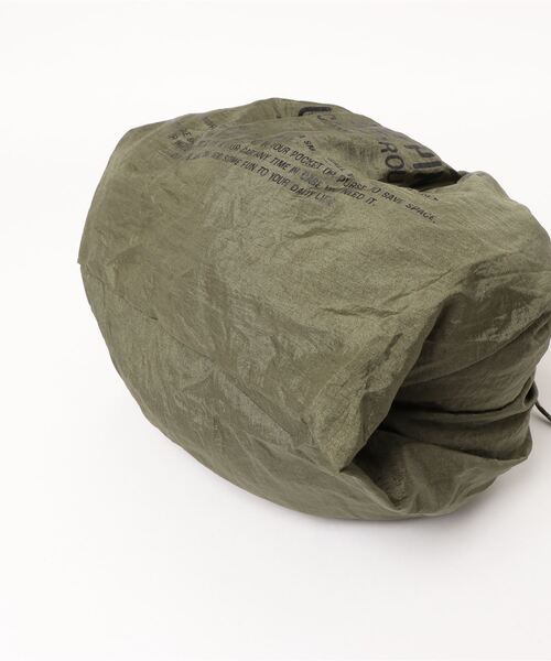 Samansa Mos2 blue（サマンサモスモスブルー）の「ワッシャーナイロンパッカブルバッグ（エコバッグ/サブバッグ・レディース・ブラック/キャメル/グレー/カーキ・ﾌﾘ-）」の8枚目の写真