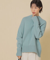 Ray BEAMS | Ray BEAMS / センターシーム ハイネック ニット(ニット/セーター)