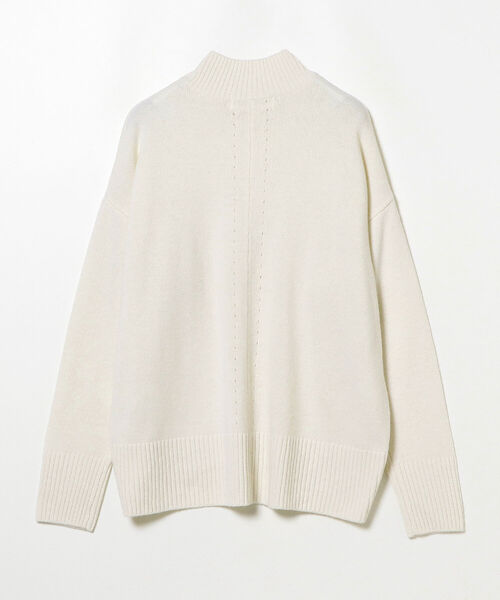 Ray BEAMS（レイビームス）の「Ray BEAMS / センターシーム ハイネック ニット（ニット/セーター・レディース・ダークブラウン/サックスブルー/オフホワイト・ONE SIZE）」の21枚目の写真