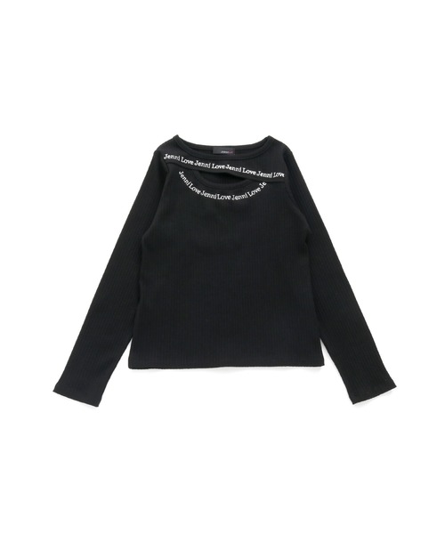 JENNI love（ジェニィラブ）の「ネックレイヤードテレコトップス（Tシャツ/カットソー・キッズ・ミント/ラベンダー/ブラック・150cm/130cm/160cm/140cm）」の10枚目の写真