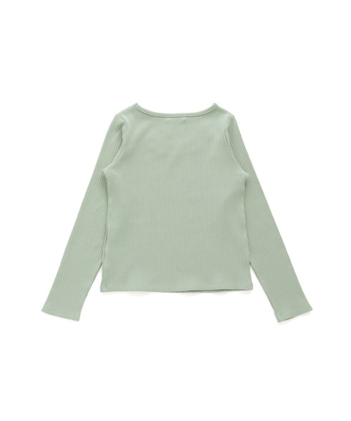 JENNI love（ジェニィラブ）の「ネックレイヤードテレコトップス（Tシャツ/カットソー・キッズ・ミント/ラベンダー/ブラック・150cm/130cm/160cm/140cm）」の13枚目の写真