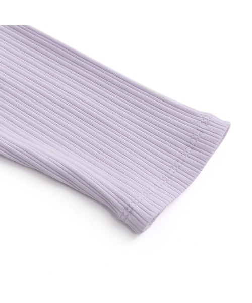 JENNI love（ジェニィラブ）の「ネックレイヤードテレコトップス（Tシャツ/カットソー・キッズ・ミント/ラベンダー/ブラック・150cm/130cm/160cm/140cm）」の17枚目の写真