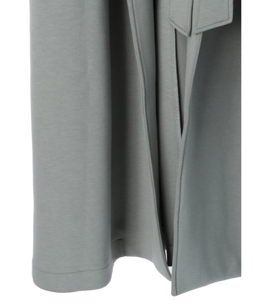 DURAS（デュラス）の「美シルエットロングコート（チェスターコート・レディース・ベージュ/モスグリーン/ブルー/グレイッシュベージュ・FREE）」の8枚目の写真