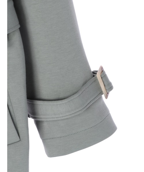 DURAS（デュラス）の「美シルエットロングコート（チェスターコート・レディース・ベージュ/モスグリーン/ブルー/グレイッシュベージュ・FREE）」の9枚目の写真