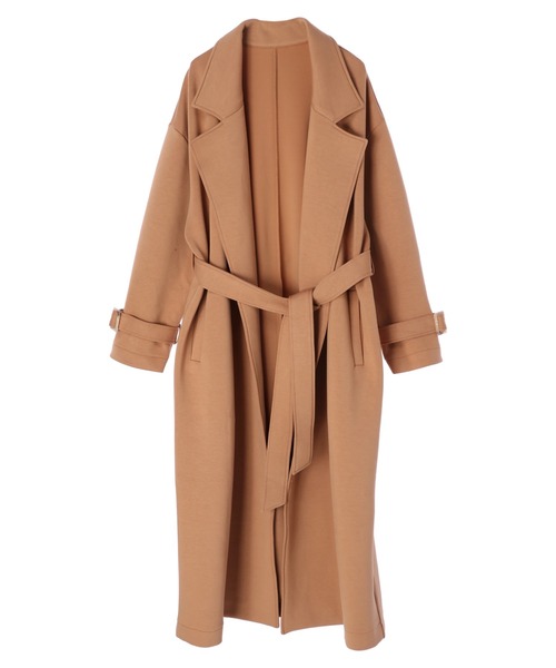 DURAS（デュラス）の「美シルエットロングコート（チェスターコート・レディース・ベージュ/モスグリーン/ブルー/グレイッシュベージュ・FREE）」の11枚目の写真