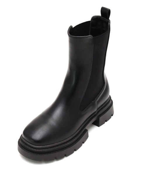 SOROTTO（ソロット）の「厚底 トラックソール チェルシーブーツ（ブーツ・レディース・ブラック/アイボリー/ブラウン・S/M/L/LL/3L）」の20枚目の写真