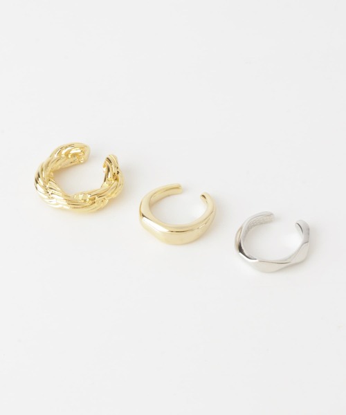 SMELLY（スメリー）の「3セットイヤカフ（イヤーカフ・レディース・ゴールド系その他・-）」の2枚目の写真
