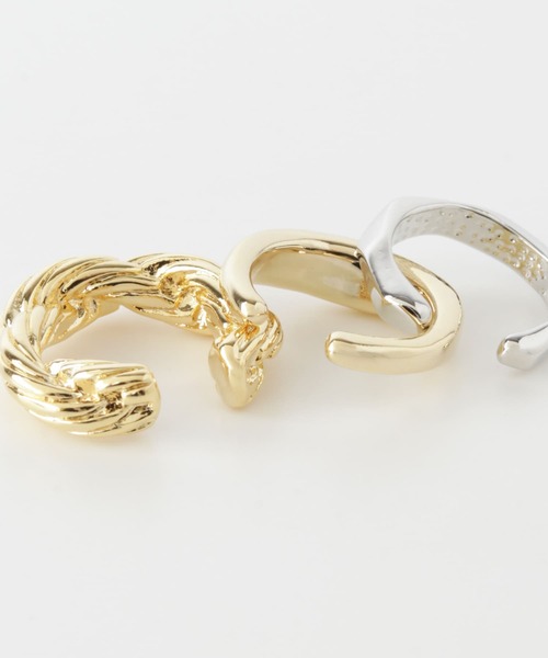 SMELLY（スメリー）の「3セットイヤカフ（イヤーカフ・レディース・ゴールド系その他・-）」の3枚目の写真