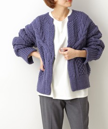 【RELAN RELAN/リランリラン】ハンドニットカーディガン◆