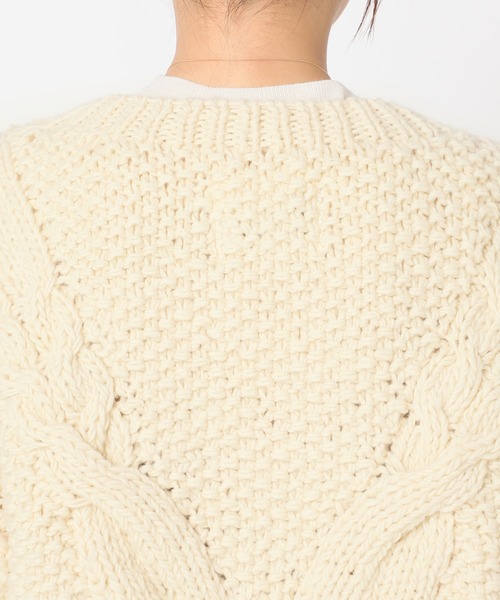 IENA(イエナ)の「【RELAN RELAN/リランリラン】ハンドニットカーディガン◆(カーディガン/ボレロ・レディース・パープル系その他/ナチュラル/ブルー系その他・FREE)」の17枚目の写真