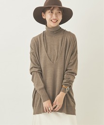 plage | PreciousフカV プルオーバー◆(ニット/セーター)