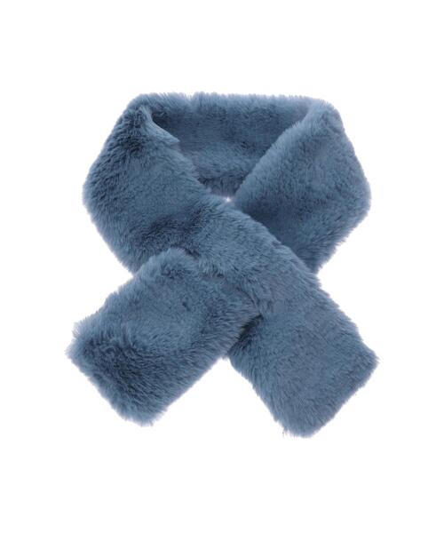 koe(コエ)の「差し込みフェイクファーミニティペット*(マフラー・レディース・チャコールグレー/パープル/ブルー/ライトグレー・FREE)」の17枚目の写真