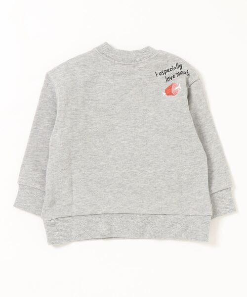 kladskap(クレードスコープ)の「サガラ恐竜トレーナー(スウェット・キッズ・オレンジ/トップグレー・130cm/90cm/80cm/110cm/120cm/100cm)」の3枚目の写真