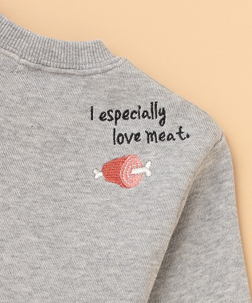 kladskap(クレードスコープ)の「サガラ恐竜トレーナー(スウェット・キッズ・オレンジ/トップグレー・130cm/90cm/80cm/110cm/120cm/100cm)」の9枚目の写真