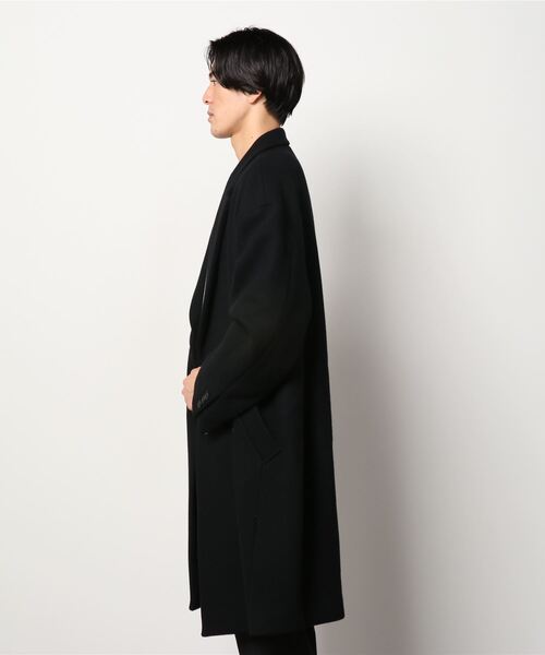 MR.GENTLEMAN（ミスタージェントルマン）の「CHESTER FIELD COAT（チェスターコート・メンズ・ブラック/オリーブ・SMALL/MEDIUM/LARGE）」の7枚目の写真