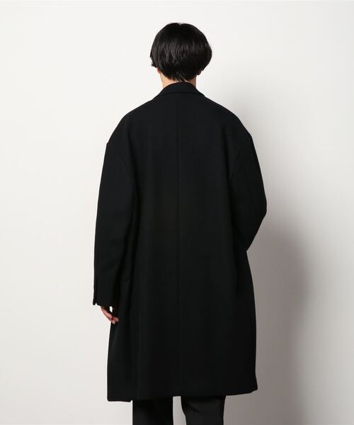 MR.GENTLEMAN（ミスタージェントルマン）の「CHESTER FIELD COAT（チェスターコート・メンズ・ブラック/オリーブ・SMALL/MEDIUM/LARGE）」の8枚目の写真