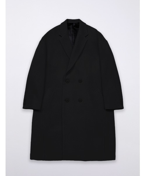 MR.GENTLEMAN（ミスタージェントルマン）の「CHESTER FIELD COAT（チェスターコート・メンズ・ブラック/オリーブ・SMALL/MEDIUM/LARGE）」の2枚目の写真