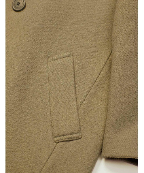 MR.GENTLEMAN（ミスタージェントルマン）の「CHESTER FIELD COAT（チェスターコート・メンズ・ブラック/オリーブ・SMALL/MEDIUM/LARGE）」の3枚目の写真