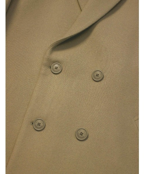 MR.GENTLEMAN（ミスタージェントルマン）の「CHESTER FIELD COAT（チェスターコート・メンズ・ブラック/オリーブ・SMALL/MEDIUM/LARGE）」の4枚目の写真