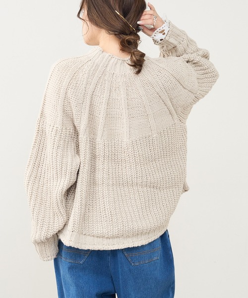 PUAL CE CIN（ピュアルセシン）の「プチハイネックネップニット