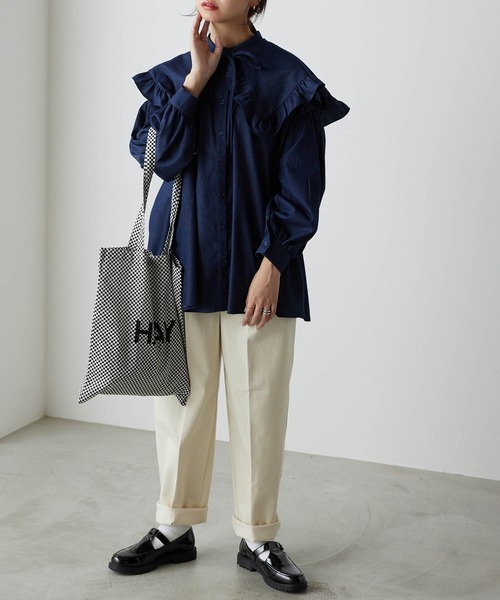 forksy.(フォルクシー)の「【forksy.】T字ストラップローファー(ローファー・レディース・ホワイト/ブラック/ブラウン/ブラック系/キャメル/ブラウン系・LL/S/M/L)」の11枚目の写真