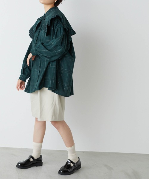 forksy.(フォルクシー)の「【forksy.】T字ストラップローファー(ローファー・レディース・ホワイト/ブラック/ブラウン/ブラック系/キャメル/ブラウン系・LL/S/M/L)」の12枚目の写真