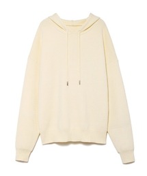 【STYLEVOICE for Ayame Goriki】ハーフミラノビックサイズニットパーカー