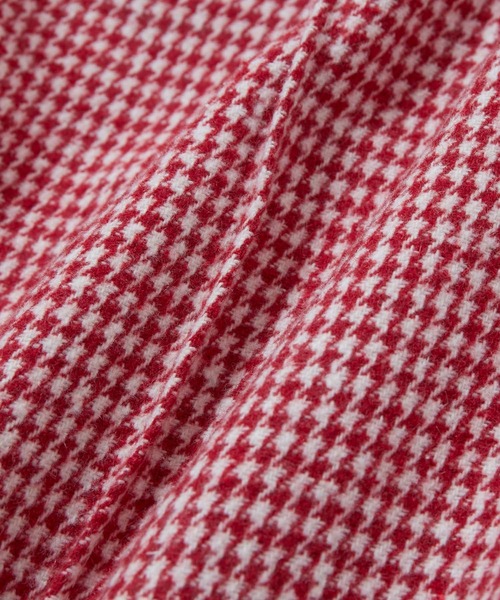 vis-`a-vis(ビサビ)の「【WEB限定】裏地付きで暖か千鳥柄フレアパンツ(スラックス・レディース・ブラック/レッド・M/S)」の14枚目の写真