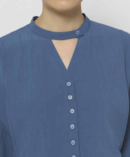 PAGEBOY（ページボーイ）の「WEB限定アイテム / カフタンワンピース（ワンピース・レディース・ブルー系その他/ブラック/オフホワイト・FREE）」の15枚目の写真