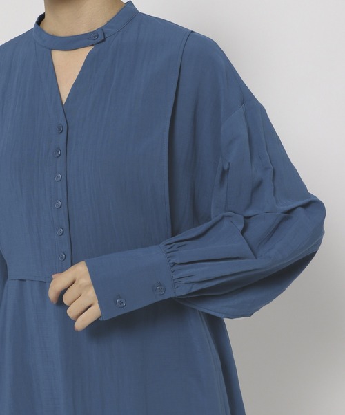 PAGEBOY（ページボーイ）の「WEB限定アイテム / カフタンワンピース（ワンピース・レディース・ブルー系その他/ブラック/オフホワイト・FREE）」の22枚目の写真