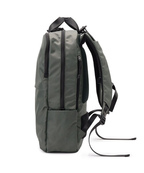 BASECONTROL(ベースコントロール)の「◆人間工学デザイン スクエアバックパック(バックパック/リュック・メンズ・ブラック/ダークグレー・99)」の11枚目の写真