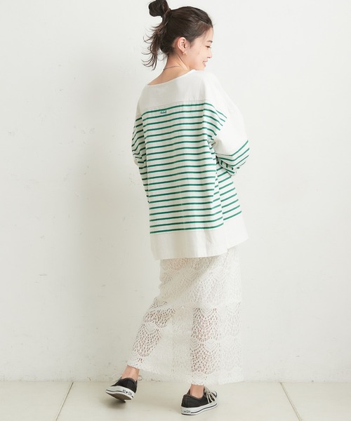 CIAOPANIC TYPY（チャオパニックティピー）の「レースIラインスカート（スカート・レディース・ホワイト/ブラック/グリーン・ONE SIZE）」の11枚目の写真